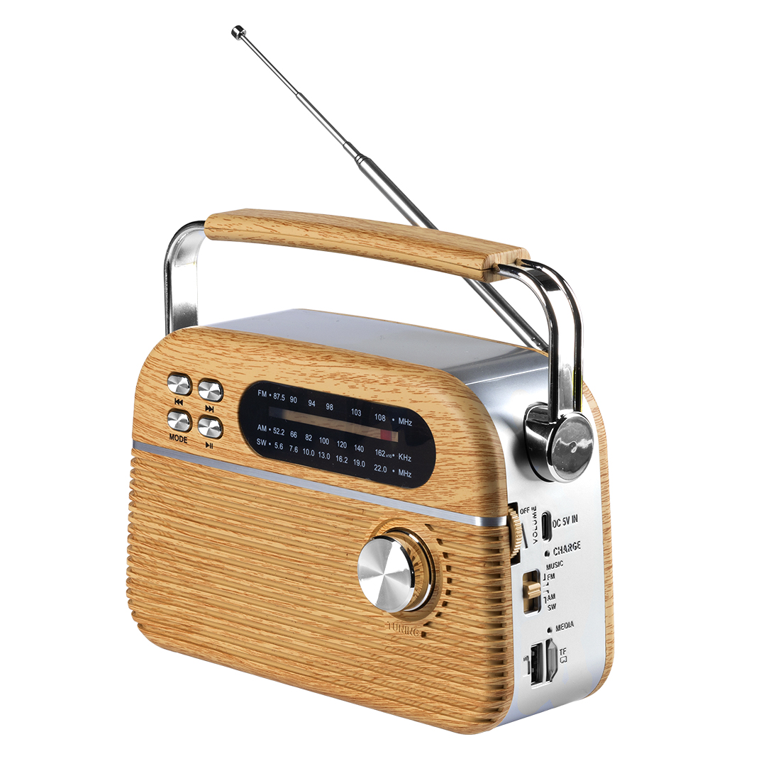 Radio i bežični zvučnik, 3W